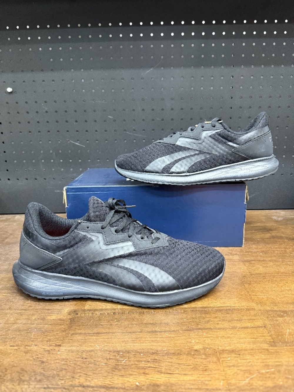 New W/O Box! Men's Reebok Energen Plus 2 Black Athletic Running Sneakers Size 13